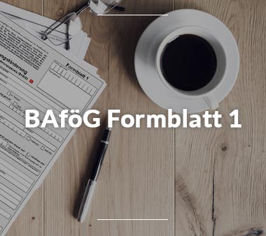 BAföG Formblätter BAföG Formblatt 1