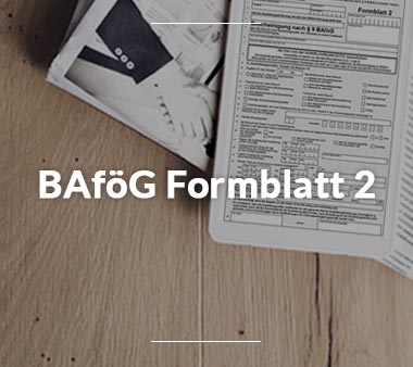 BAföG Formblätter BAföG Formblatt 2