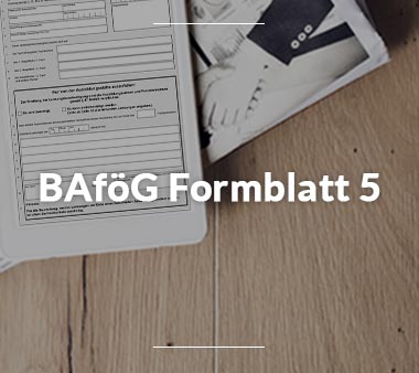 BAföG Formblätter BAföG Formblatt 5